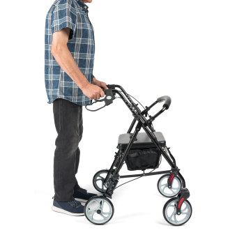 CARBON - Podpórka czterokołowa aluminiowa 4